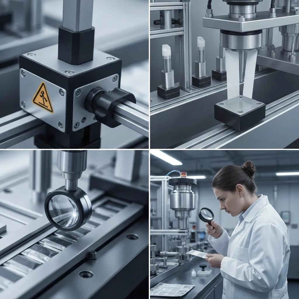 Quality control in nicotine pouch production with in-line sensors and automated equipment